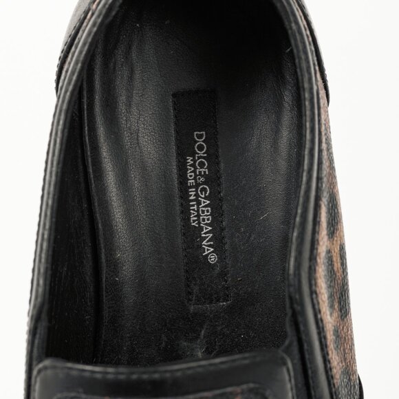 Dolce & Gabbana DG Family Leopard Slip-On Sneakers - Picture 11 of 12